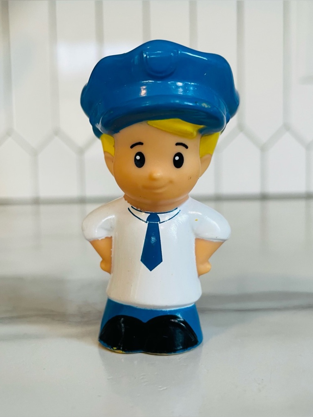 Fisher Price Little People Lil' Movers School Bus Figure - Bus Driver Eddie